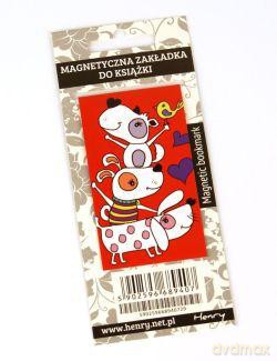 Zakładka magnetyczna 45x80 Psy