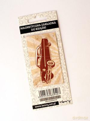 Zakładka magnetyczna 45x80 Stare auto
