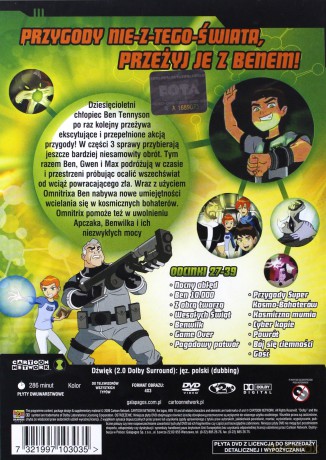 Ben 10 odcinki 27-39 [2DVD]