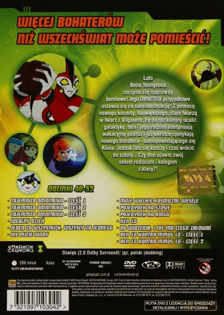 Ben 10 odcinki 40-52 [2DVD]