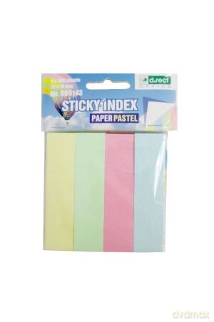 Zakładki indeksujące 75x19 mm pastelowe