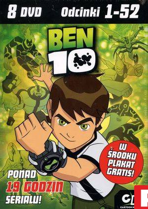 Ben 10 odcinki 1-52 BOX [8DVD]