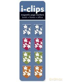 Zakładki magnetyczne I-Clips Kwiecista sylwetka
