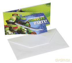 Zaproszenia Teenage Mutant Ninja Turtles