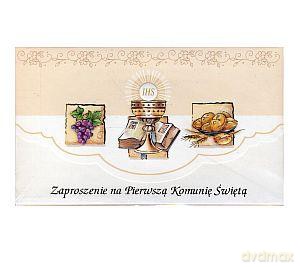 Zaproszenie ZS05K/0105 na Pierwszą Komunię Świętą