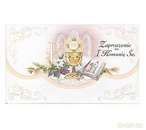 Zaproszenie ZS05K/0106 na I Komunię Świętą