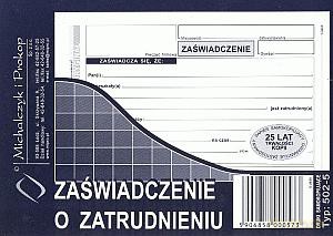 Zaświadczenie o zatrudnieniu