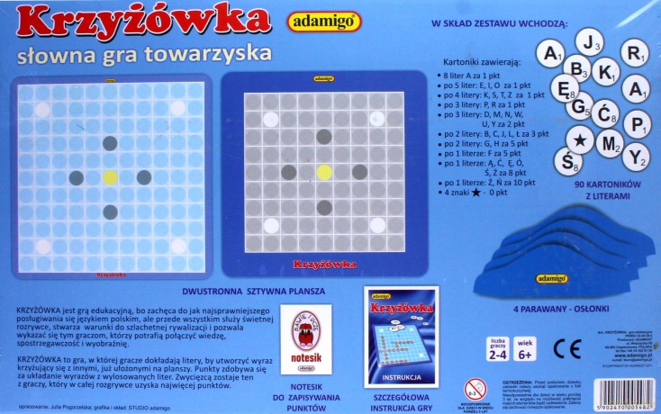 Zestaw edukacyjny Krzyżówka