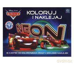 Zestaw kolorowanek z naklejkami Cars [KSIĄŻKA]