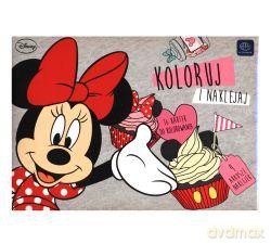 Zestaw kolorowanek z naklejkami Myszka Minnie [KSIĄŻKA]