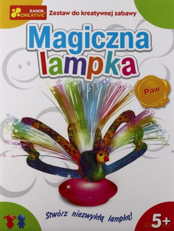 Zestaw kreatywny - Magiczna lampka: Paw