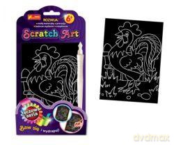 Zestaw kreatywny - Scratch Art Mini tęczowa seria: Kogut