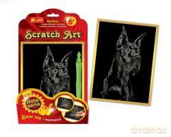 Zestaw kreatywny - Scratch Art złota seria: Dog angielski