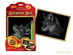 Zestaw kreatywny - Scratch Art złota seria: Lis