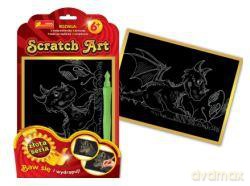 Zestaw kreatywny - Scratch Art złota seria: Mały smok