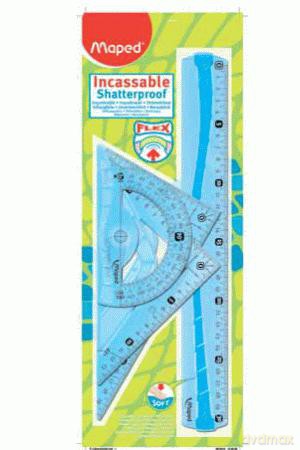 Zestaw kreślarski Flex 30 cm