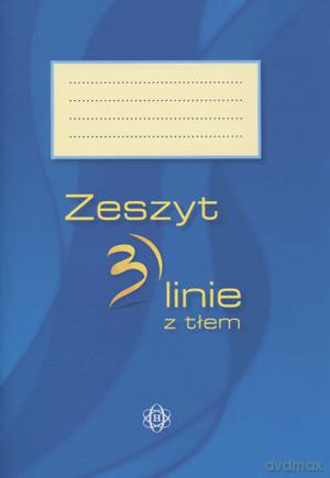 Zeszyt 3 linie z tłem [KSIĄŻKA]