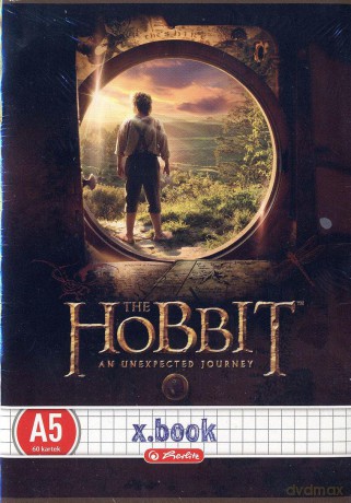 Zeszyt A5/60 kartek w kratkę Hobbit