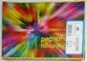 Zeszyt papierów holograficznych B5/6 kartek