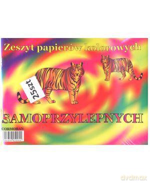 Zeszyt papierów kolorowych A4 samoprzylepnych