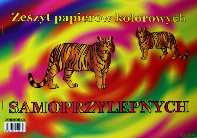 Zeszyt papierów kolorowych A4 samoprzylepnych