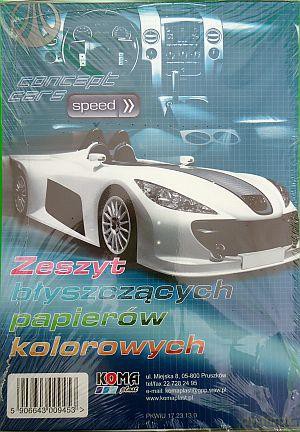 Zeszyt papierów kolorowych A5 błyszczący