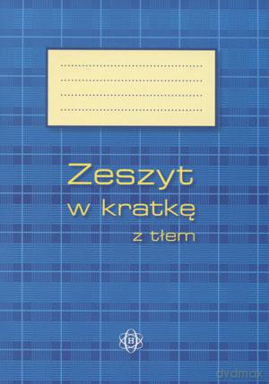 Zeszyt w kratkę z tłem [KSIĄŻKA]