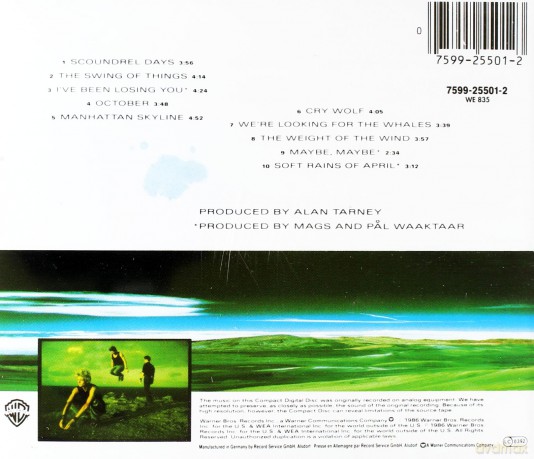 A-Ha: Scoundrel Days [CD]