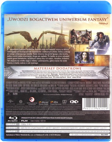 Warcraft: Początek [Blu-Ray]