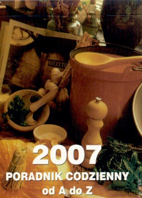 2007 Kal. Poradnik Codzienny Od A Do z Zdzierak Czerwony