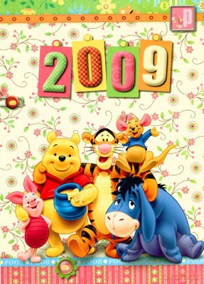 2009 Kal. Kubuś Puchatek Ścienny
