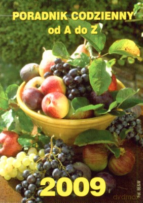 2009 Kal. Poradnik Codzienny Od A Do z Żółty