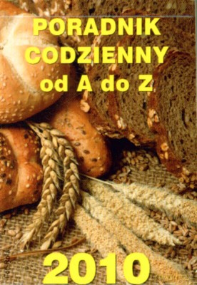2010 Kal. Poradnik Codzienny Od A Do z Zdzierak (biały)