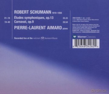 Pierre-Laurent Aimard: Schu: Carnaval/Etudes Symhoniqu [CD]