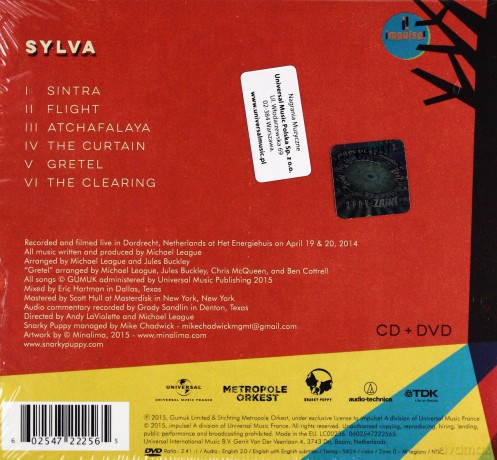 Snarky Puppy, Metropole Orkest: Sylva [CD]+[DVD]