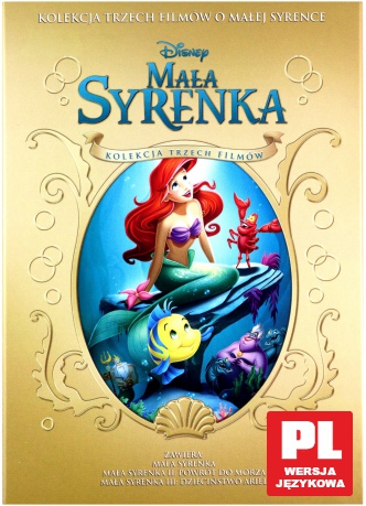 Mała syrenka Kolekcja 3 filmów (Mała syrenka, Mała syrenka: Dzieciństwo Ariel, Mała syrenka 2: Powrót do morza) [BOX] [3DVD] 