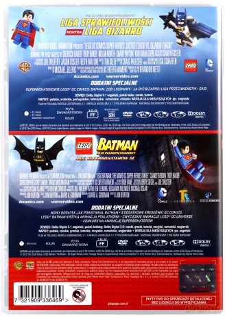 LEGO Kolekcja 2 Filmów (LEGO Batman i LEGO Liga Sprawiedliwości kontra Liga Bizarro) [BOX] [2DVD]