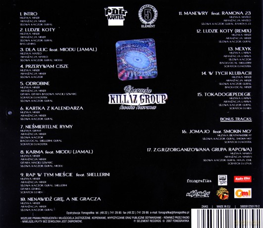 Killaz Group: Operacja Kocia Karma [CD]