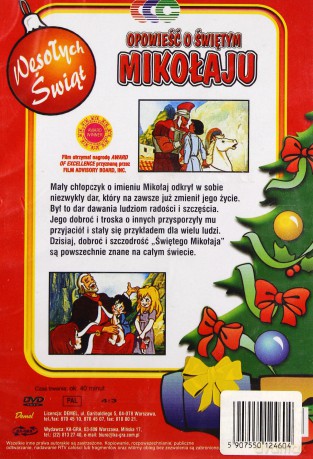 Opowieść o Świętym Mikołaju [DVD]