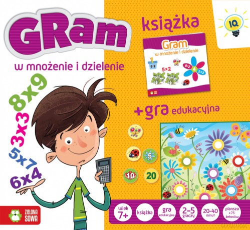 Gram w mnożenie i dzielenie [KSIĄŻKA]+[GRA]