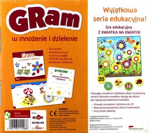 Gram w mnożenie i dzielenie [KSIĄŻKA]+[GRA]