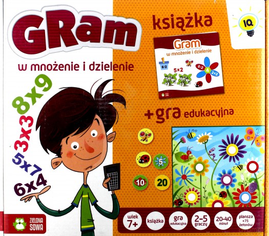 Gram w mnożenie i dzielenie [KSIĄŻKA]+[GRA]