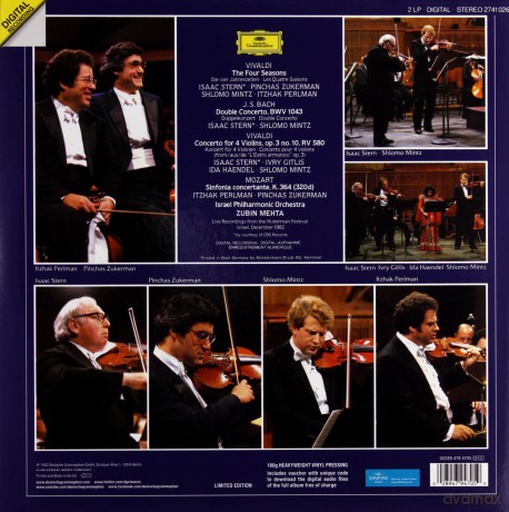 Pinchas Zukerman: Vivaldi, Bach, Mozart [2xWinyl]