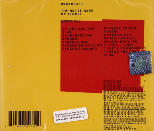 Broadcast: The Noise Made By People [CD]