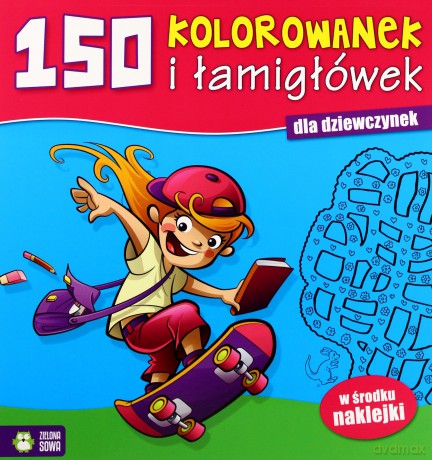 150 kolorowanek dla dziewczynek [KSIĄŻKA]