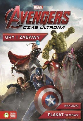 Avengers. Czas Ultrona. Gry i zabawy, z plakatem [KSIĄŻKA]