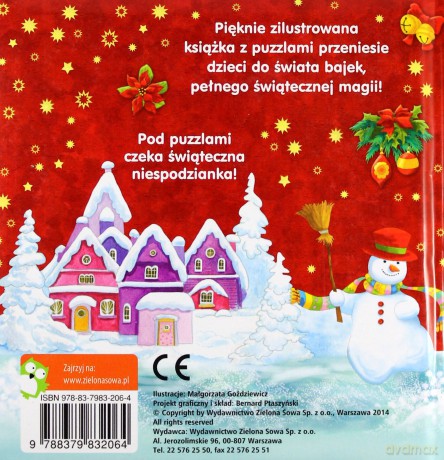 Nadchodzą święta. Książka z puzzlami [KSIĄŻKA]+[PUZZLE]