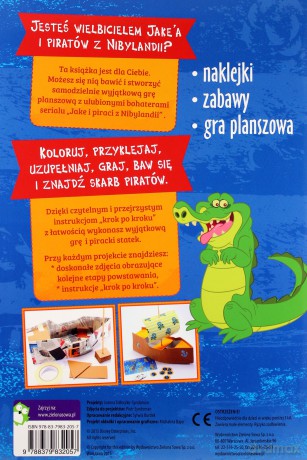 Jake i piraci z Nibylandii. Gry i zabawy z wypychankami. Disney [KSIĄŻKA]