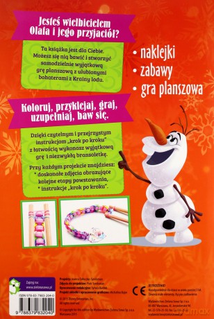 Kraina Lodu. Gry i zabawy z wypychankami. Disney [KSIĄŻKA]