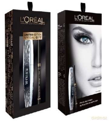 LOreal False Lash Wings (mascara+ eyeliner Matmatic) Zestaw Prezentowy [KOSMETYKI] 